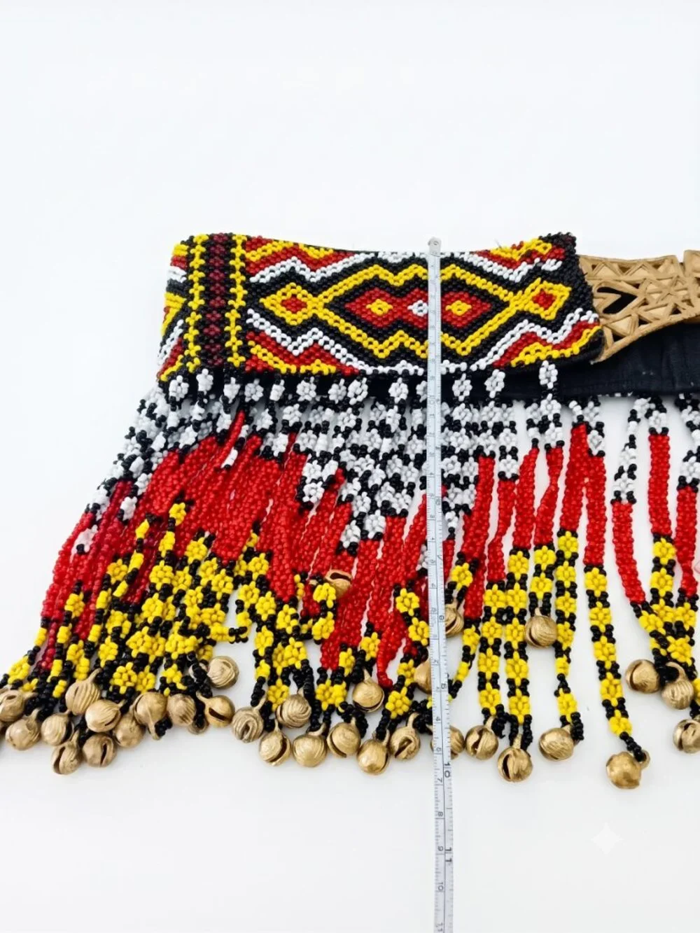 Filipino Gala Belt, Beaded Art, Bronze, Mindanao
